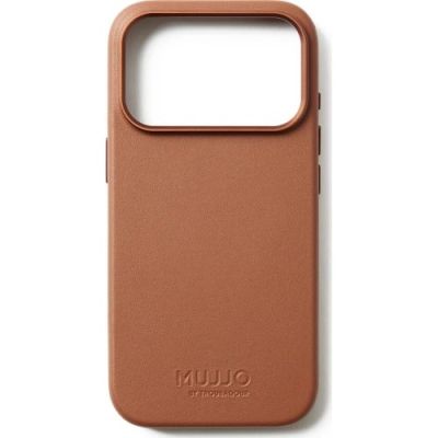 9. Mujjo Tan Leather Case for iPhone 17 Pro