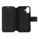 5. MagSafe Compatible Protective Leather Case for iPhone 16, Black