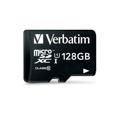 2. Verbatim Premium 128 GB MicroSDXC UHS-I Class 10