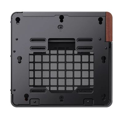 22. Jonsbo TK-0 PC Case, Mini-Tower, Mini-ITX, Tempered Glass, Wood - black