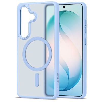 2. Tech-Protect Magmat MagSafe Case for Samsung Galaxy S26 - Matte Blue