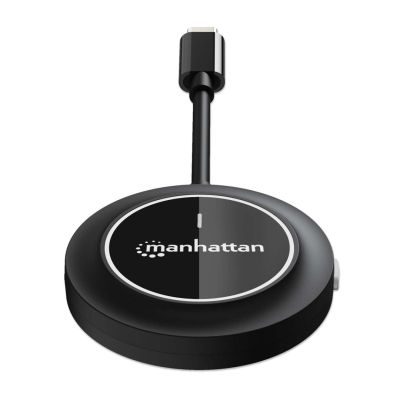 6. Manhattan 208437 AV Extender AV Transmitter Black