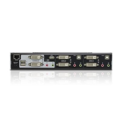 2. ATEN CS1642A KVM Switch Rack-Mountable Black, Silver