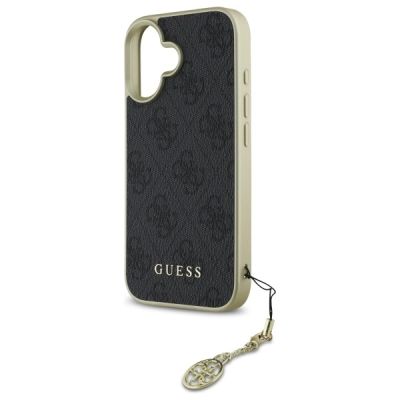 6. Guess 4G Charms Collection case for iPhone 16 Plus - black