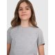 4. Regular plain girls' T-shirt 4F 4FJRMM00TTSHF3231-25M