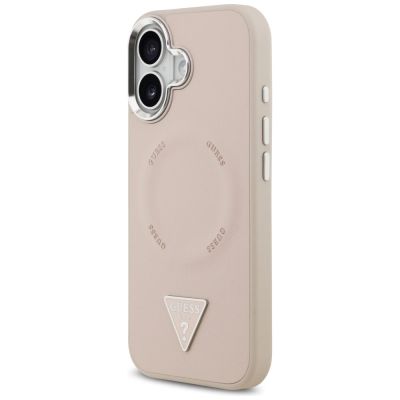 2. Guess Triangle Logo MagSafe case for iPhone 17 - pink