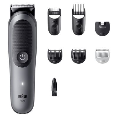 3. Braun 7-in-1 Grooming Set | Series 5 All-in-One Set AIO5520 | Cordless | 14 Length Settings | Black