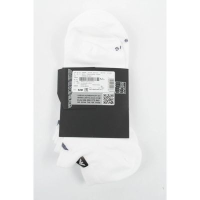4. Emporio Armani Calza ankle socks cotton white comfortable 3-pack