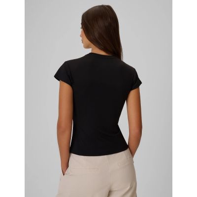 2. Women's slim plain T-shirt 4F 4FRSS26TTSHF4520-20S