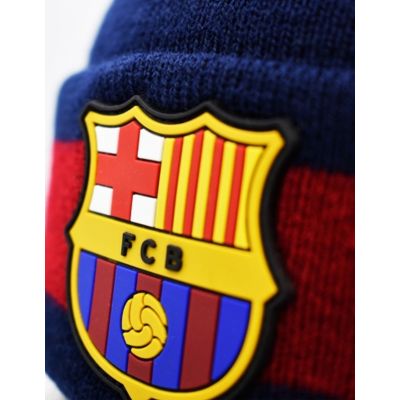 2. FC Barcelona winter hat Hat Escudo FCB 5004GEMN