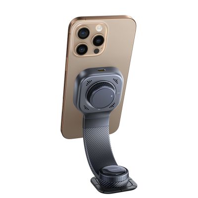 6. Baseus PrimeTrip C03Pro Dashboard Car Holder with Wireless Charger Compatible with MagSafe - Black