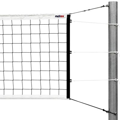 6. PROFESSIONAL VOLLEYBALL NET WITH ANTENNAS BLACK IV mlw NETEX