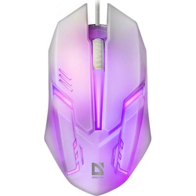 2. DEFENDER CYBER MOUSE MB-560L 7 COLORS 1200DPI 3P WHITE 52561