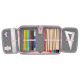 3. PASO Sweet Kitty gray school pencil case with school accessories - PP23KC-P001