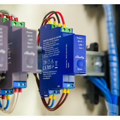 2. Shelly SHELLY_PRO_DIMMER_0/1-10V_PM Dimmer Built-in Light Dimmer Blue