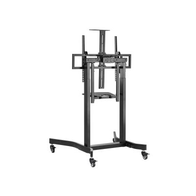 2. Equip Floor Stand Holder 55-100"/1TFT 120kg 1Shelf Solid Retail (650633)