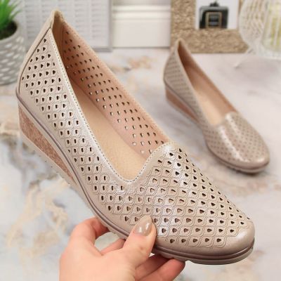 8. Potocki W SZ12018 WOL130B wedge shoes