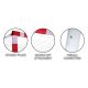 3. Football goal with net 300x200x110 cm Allround Dunlop - 0666