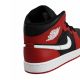 7. Air Jordan 1 Mid Men's Basketball Shoe Black/Gym Red/White - DQ8426-061