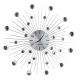 Esperanza Boston EHC002 wall clock (silver)