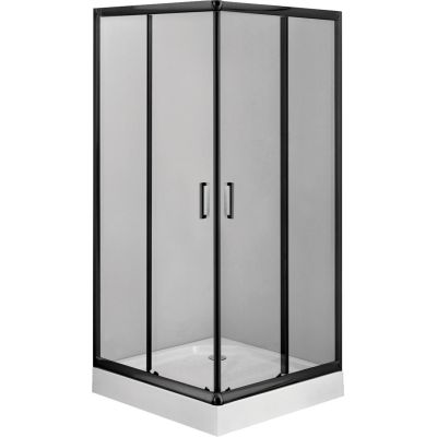 Square shower cabin with shower tray 90x90 cm