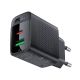 2. Acefast A78 Charger Network GaN USB-A / USB-C PD 20W - Black