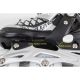48. ROLLER SKATES-ROLLER SKATES-ICE SKATING 4IN1 ENERO PRO LED 34-37 GRAY