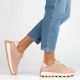 8. Leather platform sneakers, pink, Filippo DP7498