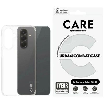 CARE by PanzerGlass Flagship Urban Combat Case for Samsung Galaxy A56 5G - Transparent