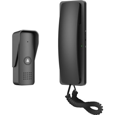 EURA ADP-24A3 intercom, black, 2 wires