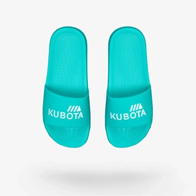 Kubota Women's Pool Flip-Flops Basic Turquoise KKB007