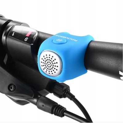 2. Rockbros CB1709BU electronic bicycle bell - blue