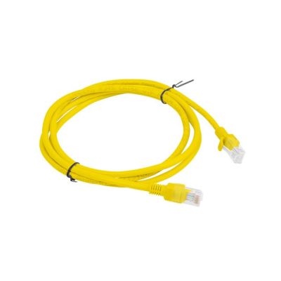 2. PATCHCORD CAT.5E UTP 1.5M YELLOW FLUKE PASSED LANBERG 10-PACK