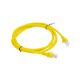 2. PATCHCORD CAT.5E UTP 1.5M YELLOW FLUKE PASSED LANBERG 10-PACK