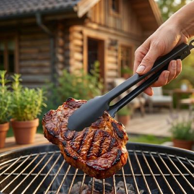 8. NON-STICK GRILL TONGUE 44CM