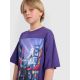 3. Boy's oversize T-shirt with print 4F 4FJRAW25TTSHM3061-51S