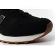 9. New Balance women’s 515 black suede leather sneakers