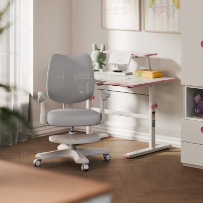2. Junior 4.6 Gray Swivel Chair