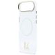 7. Karl Lagerfeld IML K Head Logo MagSafe Case for iPhone Air - Clear
