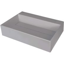 Granite countertop washbasin with space for a tap - with a cover
