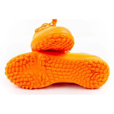 8. Puma Future 8 Play TT children's turf sports shoes, orange