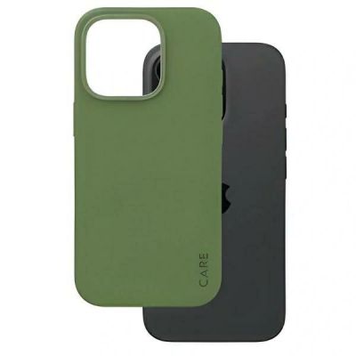 2. CARE by PanzerGlass Fashion Case iPhone 16 Pro 6.3" green/green MagSafe 1386