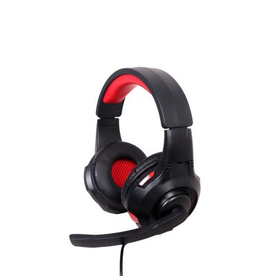 4. GEMBIRD GAMING 5.1 USB SURROUND HEADPHONES BLACK/RED, MICROPHONE, VOLUME CONTROL