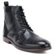 Men's high ankle boots, uninsulated, black, Vanhorn WN32309