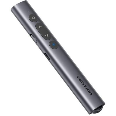 Vention Wireless Presentation Pointer with Green Laser + Buttons and Built-in Rechargeable Battery