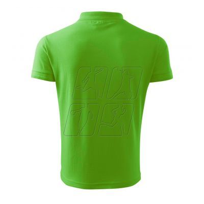3. Malfini Pique Polo Free M MLI-F0392 green apple polo shirt