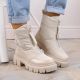 3. Filippo W PAW498B insulated zippered snow boots, beige