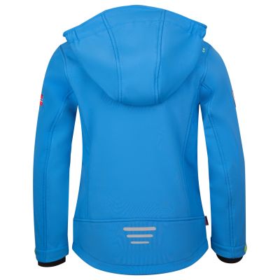 2. TrollKids Kids Trollfjord Jacket medium blue/green waterproof blue (161-106)