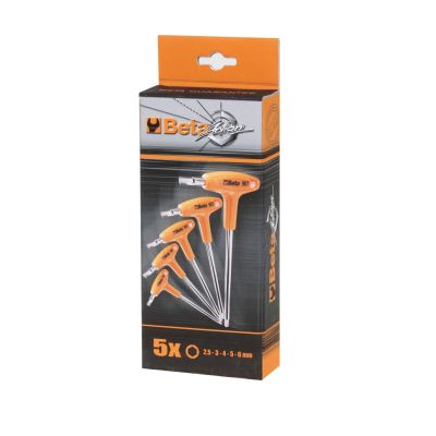 BETA Angled Allen Key Set 5 pcs 2.5-3-4-5-6mm
