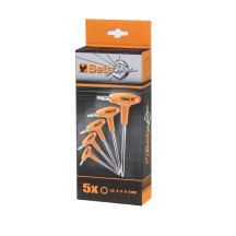 BETA Angled Allen Key Set 5 pcs 2.5-3-4-5-6mm